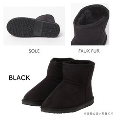 ムートンブーツ　23-23.5 新品未使用の画像