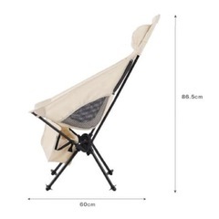 【新品】ハイバックアウトドアチェア の画像