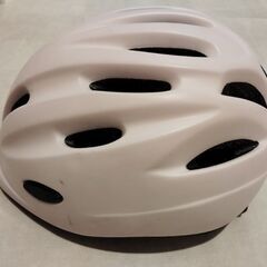 【1箇所凹みあり】子供用Sサイズ自転車用ヘルメット（ピンク色）1個　目安1〜3歳　の画像