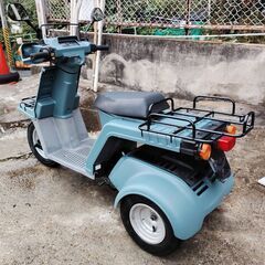 ⭐ホンダジャイロX　FI　TD02 ブルー　ミニカー登録可能　3輪原付バイクの画像