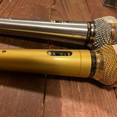 ダイナミックマイク シルバー ゴールド 2本セットの画像