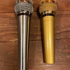 ダイナミックマイク シルバー ゴールド 2本セットの画像