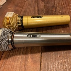 ダイナミックマイク シルバー ゴールド 2本セットの画像