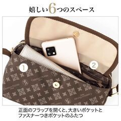 ♪新品未使用♪　実用性抜群!!　CHRISTIAN OLIVIER PARIS 6つのスペースで使いやすい！ 軽量ショルダーバッグの画像