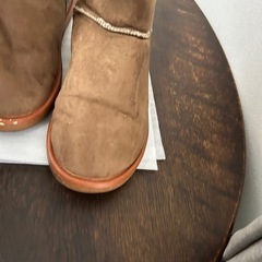 ♪試着ばきのみボアショートブーツLサイズ茶色♪の画像