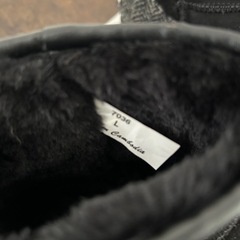 ♪新品ファーブーツL 黒♪の画像