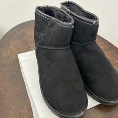 ♪新品ファーブーツL 黒♪の画像