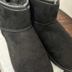 ♪新品ファーブーツL 黒♪の画像