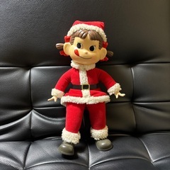 ペコちゃん　サンタクロース　ぬいぐるみ人形　レトロ　vintageの画像