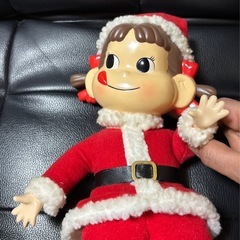 ペコちゃん　サンタクロース　ぬいぐるみ人形　レトロ　vintageの画像