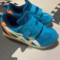 asics 17.5センチスニーカー マジックテープ　の画像