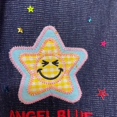 エンジェルブルー　デニムジャケット　150cmの画像