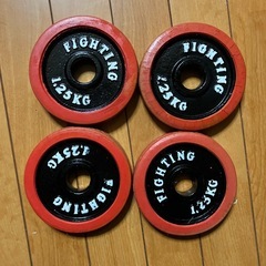 FIGHTING ROADラバーダンベル 60KG セット 30kg×2個 の画像