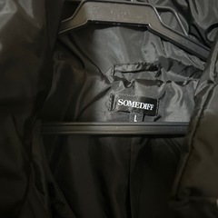 フード付きキルティングジャケットの画像