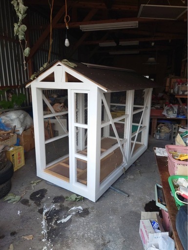 犬小屋や鳥小屋などに 