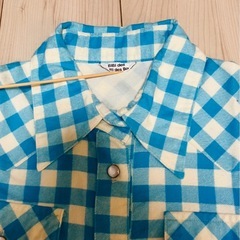 ギンガムチェック ネルシャツの画像
