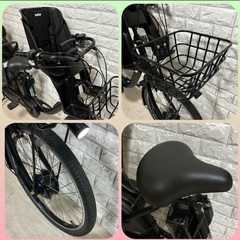 ✨美品✨BRIDGESTONE 電動アシスト自転車bikke ビッケモブdd 3人乗り対応 　内装3段変速✨室内保管✨完成車配送✨d902の画像