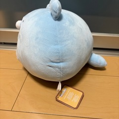 タグ付き◆ねこもどき おてのりましゅもっち ぬいぐるみ ブルー くまももどきの画像