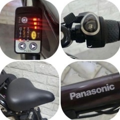 🌸美品🌸室内保管🌸パナソニック 電動自転車 ギュット 子供乗せ  🌈新基準🌈d907の画像