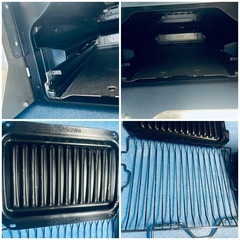 リンナイ ガスコンロ RTE65VACL 2バーナー ブラック　都市ガス用の画像