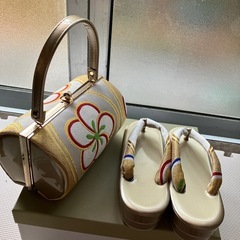 振袖用　成人式　草履バッグセット
の画像