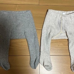 babyGAP くまさんタイツ 2色セット 0-12mの画像