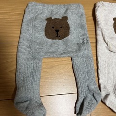 babyGAP くまさんタイツ 2色セット 0-12mの画像