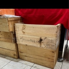 りんご箱　木箱　20コ前後　0円の画像