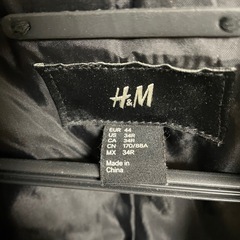 H&M グレー ミリタリースタイルジャケット EUR 44の画像