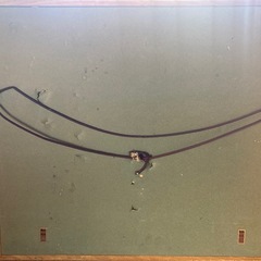 竹内栖鳳　水墨画　額装の画像