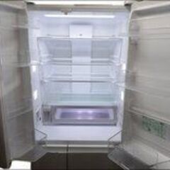 新札幌 動作品 Panasonic/パナソニック◆パーシャル搭載冷蔵庫/NR-F506HPX◆500L 6ドア 観音開き スマホ連携 アルベロホワイト2018年製　No.3797の画像