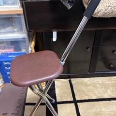 座れる杖の画像