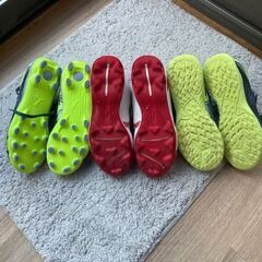 20cm サッカー野球スパイク3足セット　Puma　Mizunoの画像
