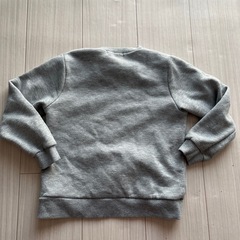 120cm 男の子　グレー　スウェット　の画像