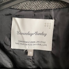 ジャケット2着、Sevendays=Sunday、TOMORROW LANDの画像