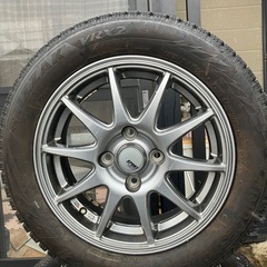 お話中　　　　
美品　軽自動車用ブリザックVRX2タイヤホイールセットの画像