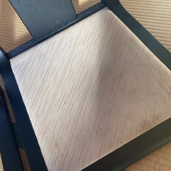 座椅子　黒　2脚セットの画像