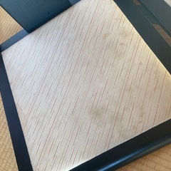 座椅子　黒　2脚セットの画像