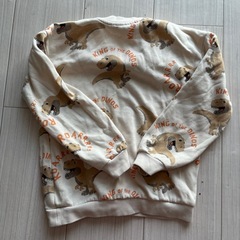 H&M 恐竜　スウェット　男の子　４歳　５歳　の画像