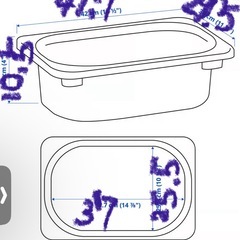 トロファスト風　収納ボックスと蓋　2個セットの画像