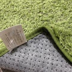 240cm×190cm 約3畳　芝生風ラグ　低反発ウレタン入りラグ カーペットの画像