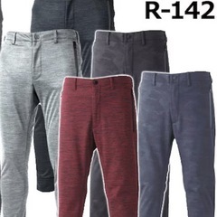 防風 防寒 ストレッチパンツ ワインレッド Ｌサイズ メンズ EVENRIVERの画像