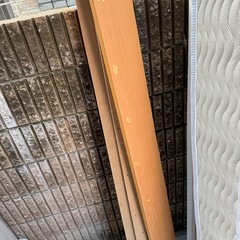 シングルベッド、マットレス付けの画像