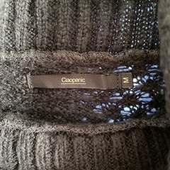 ・セーター、タートルネック、Ciaopanic、Mサイズ・ウール入りのセーター、無印良品、深緑、Mサイズの画像