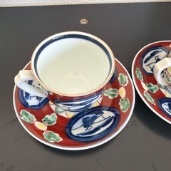 陶器　カップ&ソーサーの画像