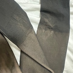 フェイクタイツ ブラック Mサイズ 2枚セットの画像