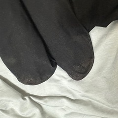 フェイクタイツ ブラック Mサイズ 2枚セットの画像