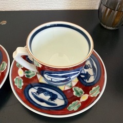 陶器　カップ&ソーサーの画像