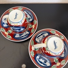 陶器　カップ&ソーサーの画像