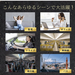 🛋【新品未使用】deeli プレス式空気入れ 腰クッション 充気式 腰枕 コンパクト 軽量 折りたたみ 旅行・車・飛行機・オフィス用 ランバーサポート クッションの画像